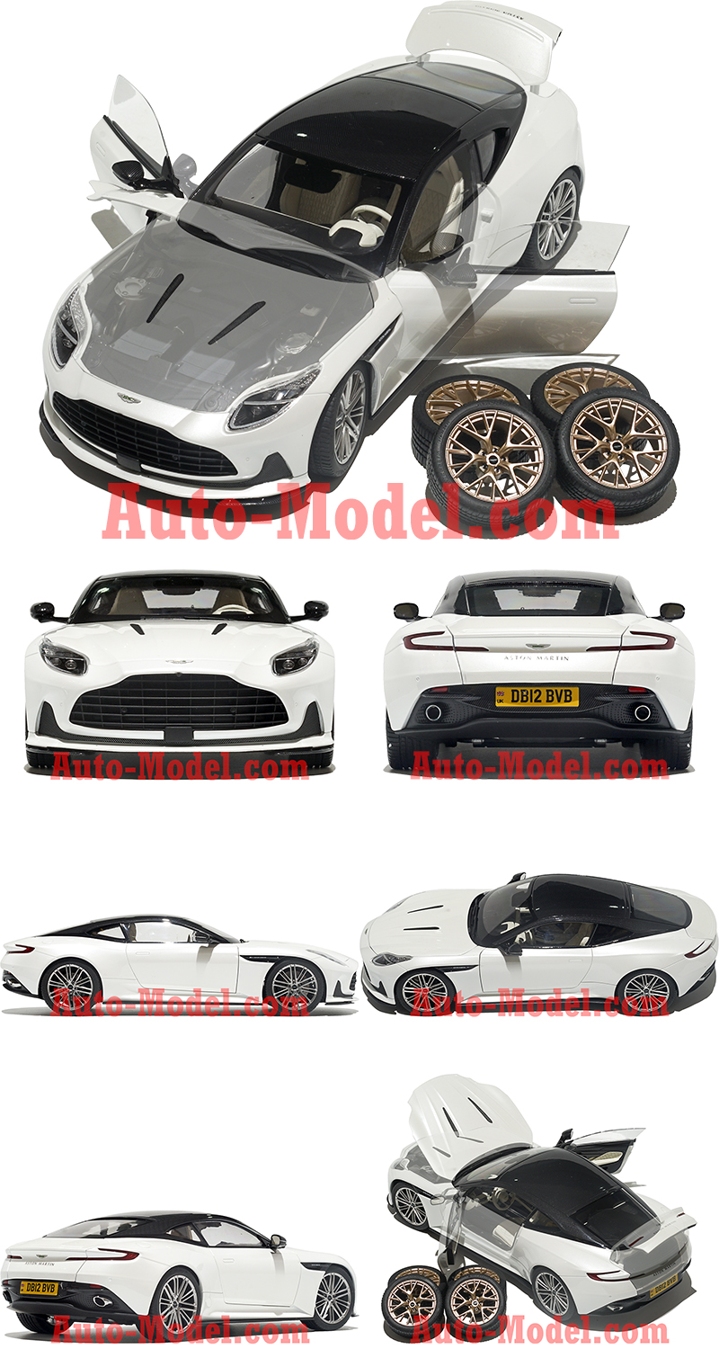 1:18 Xiaoguang Model 2023 Aston Martin DB12 Zenith White With