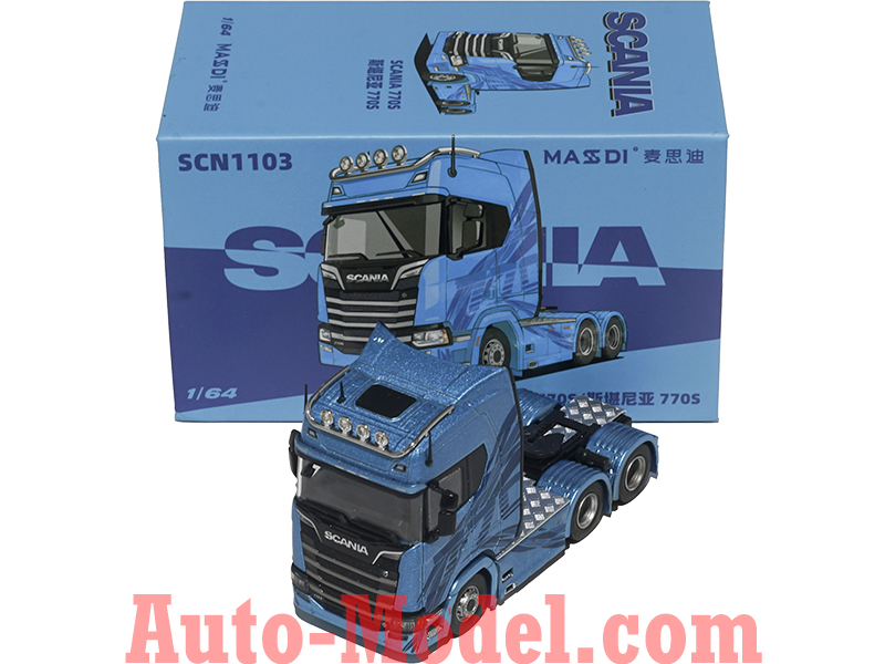 1:64 Masdi Scania 770S Blue Metallic | eBay